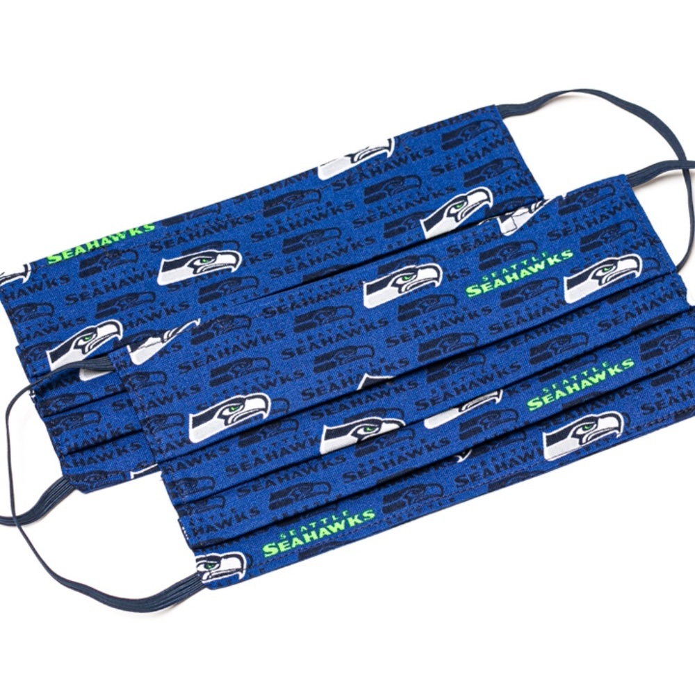 Seattle Seahawks NFL Cloth Face Masks (2)